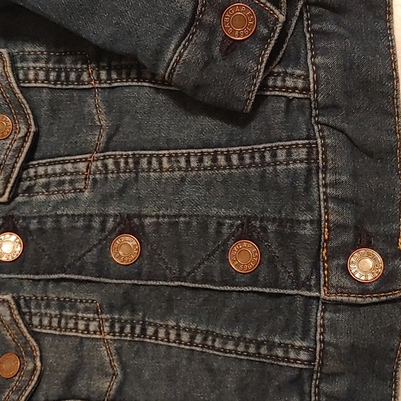 3/$25 BABY GAP Denim cute Jeans Jacket size 18-24 months - Picture 5 of 13